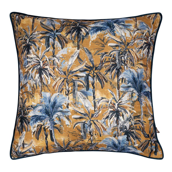 Blue gold hot sale pillow