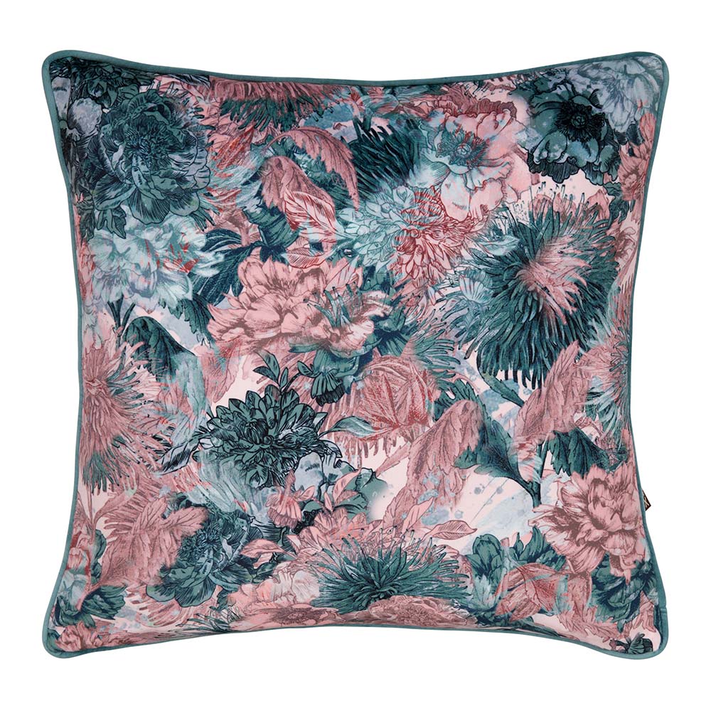 Scatter Box Miravel Cushion, Rose/Teal