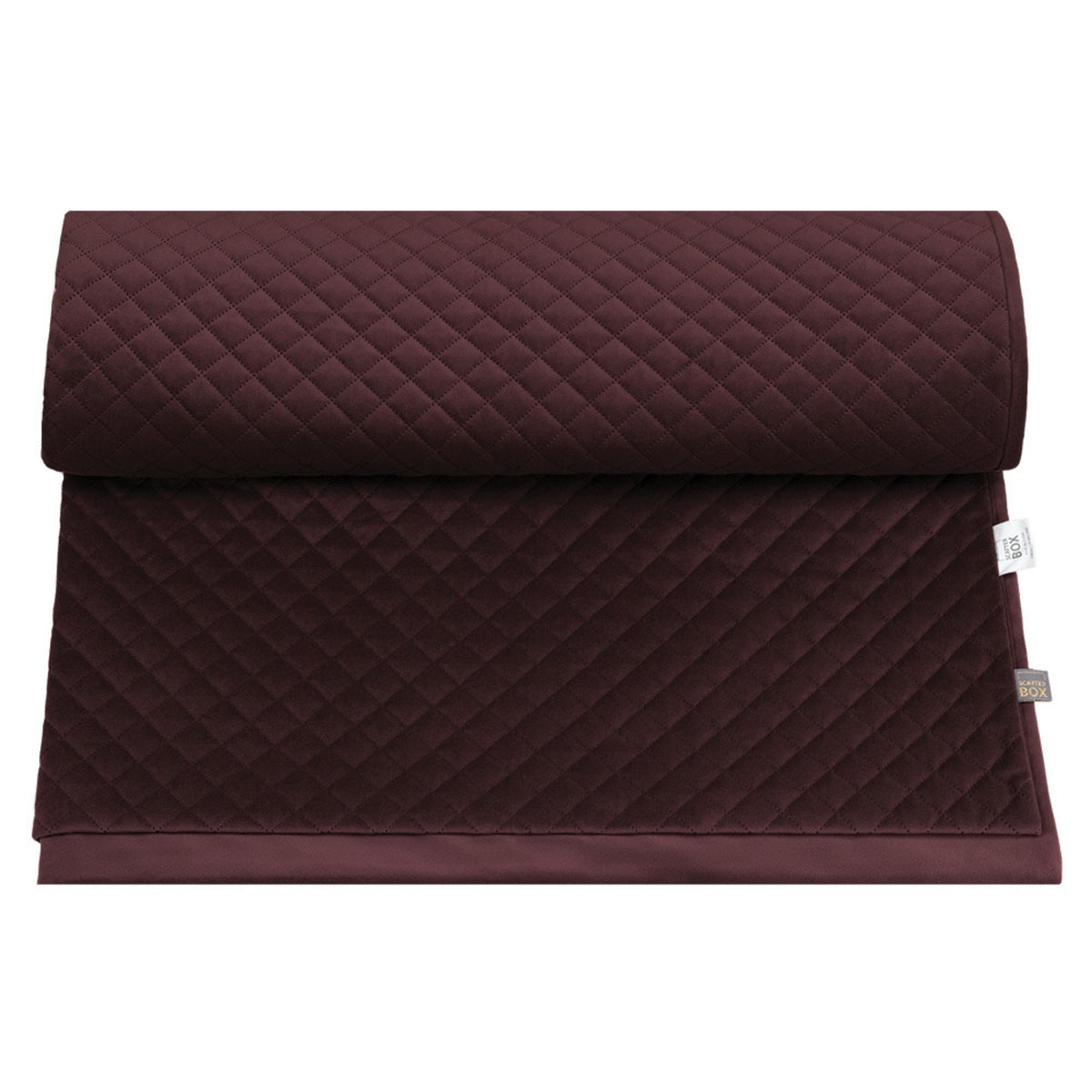 Scatter Box Erin 130x270cm Throw, Aubergine