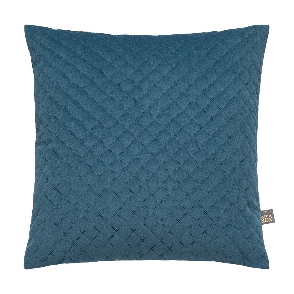 Scatter Box Erin Diamond Cushions, Orion Blue