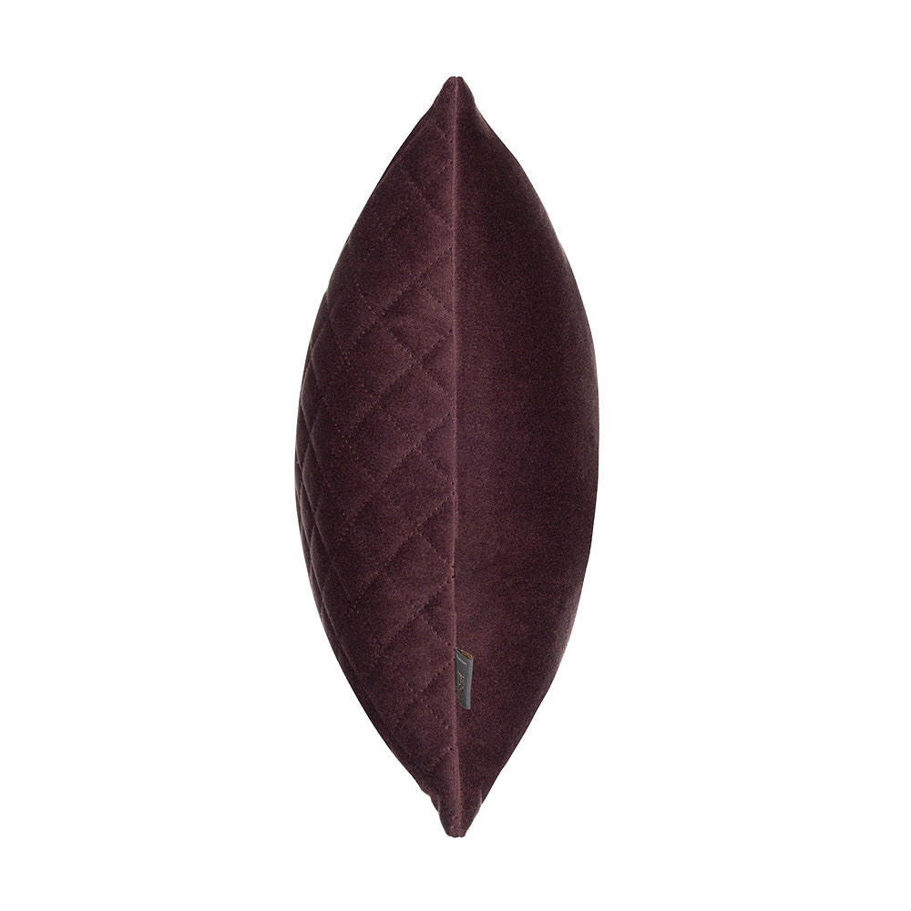 Scatter Box Erin Diamond Cushions, Aubergine