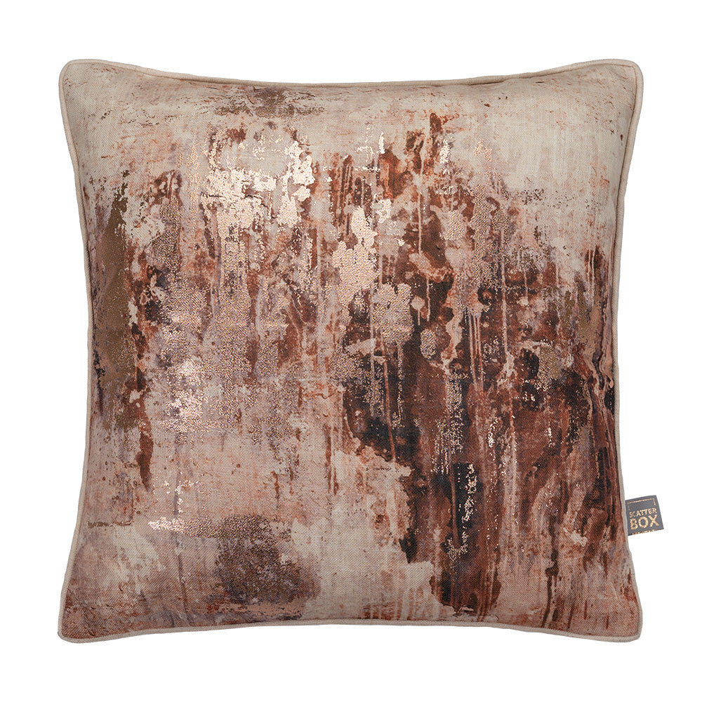 Scatter Box Savanna 50x50cm Cushion, Rose Gold