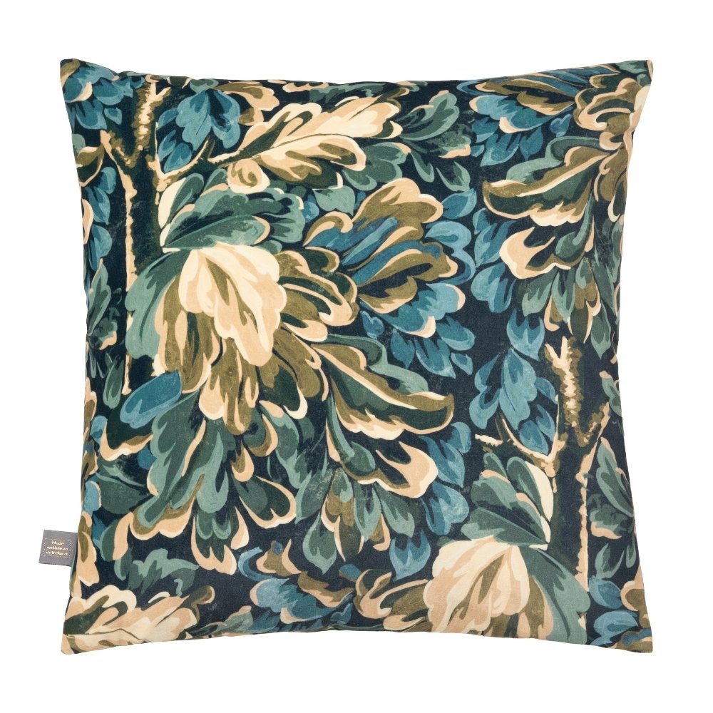 Scatter Box Vintage Leaf 45x45cm Cushion, Green
