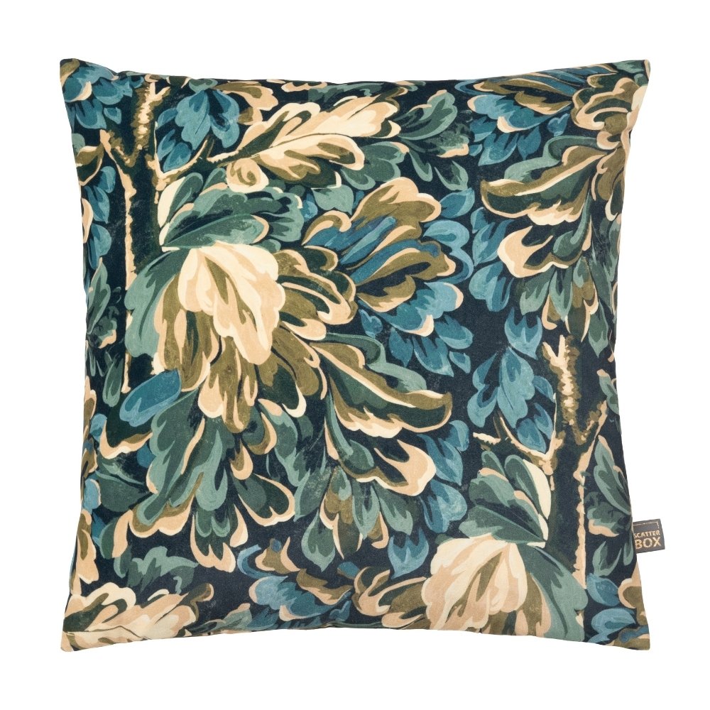 Scatter Box Vintage Leaf 45x45cm Cushion Green