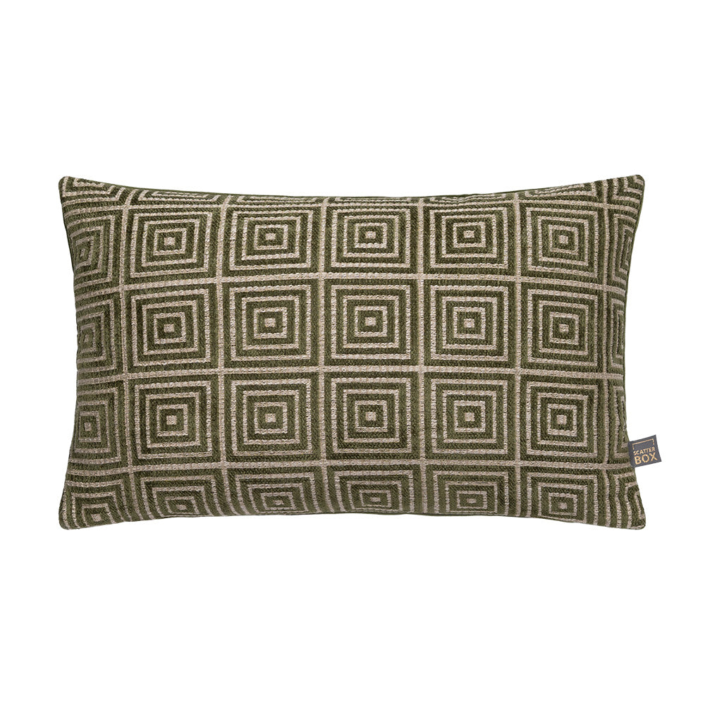 Scatter Box Mosaic Cushions, Green