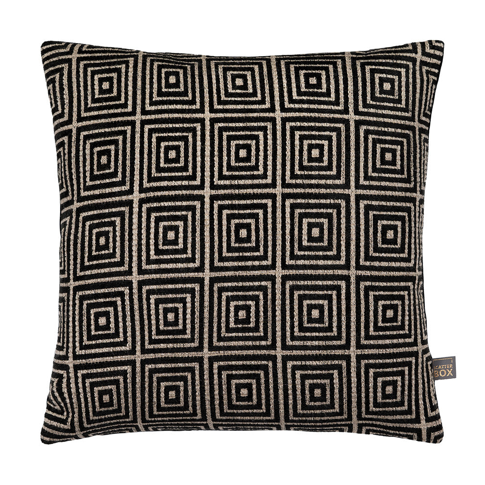 Scatter Box Mosaic Cushions, Black