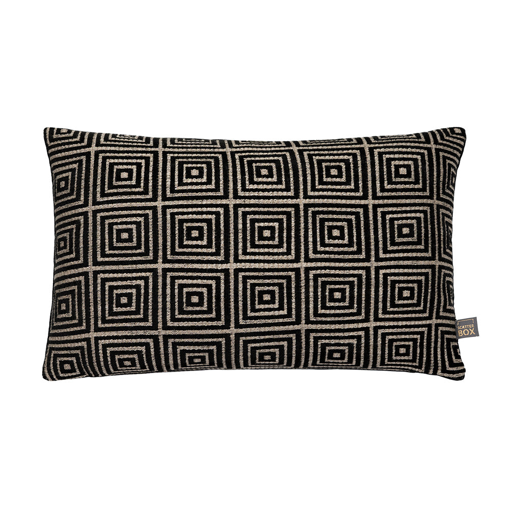 Scatter Box Mosaic Cushions, Black