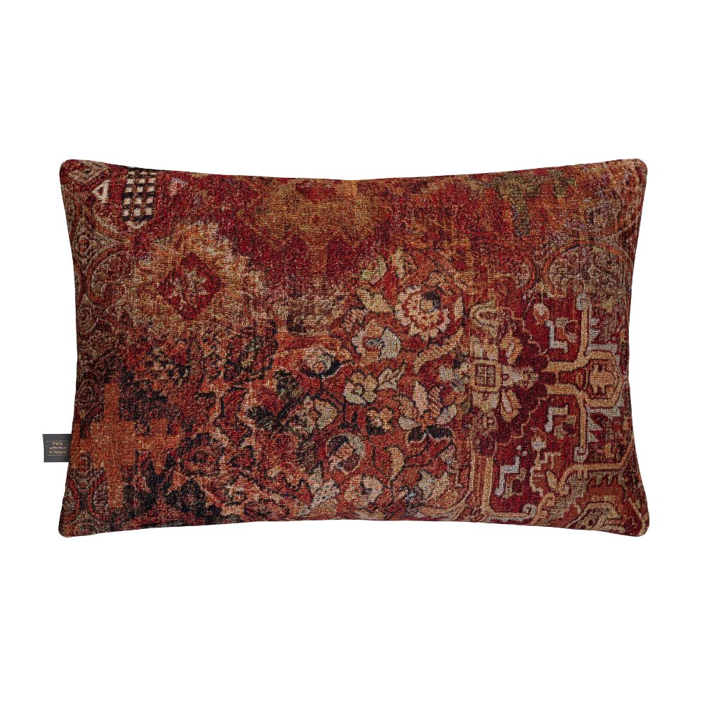 Reverse image of red 35x50cm size cushion by Scatter Box in Tapestry fabric.