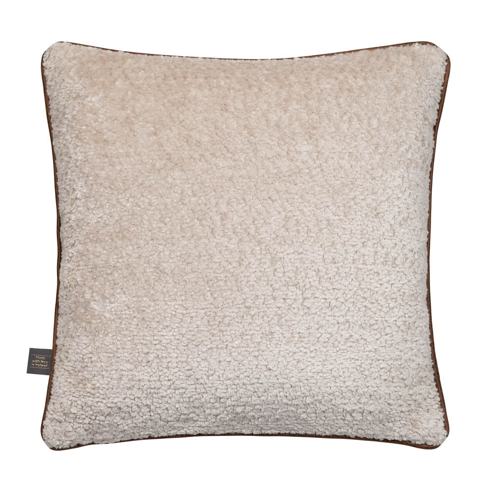 Scatter Box Quilo Cushion, Cream/Brown
