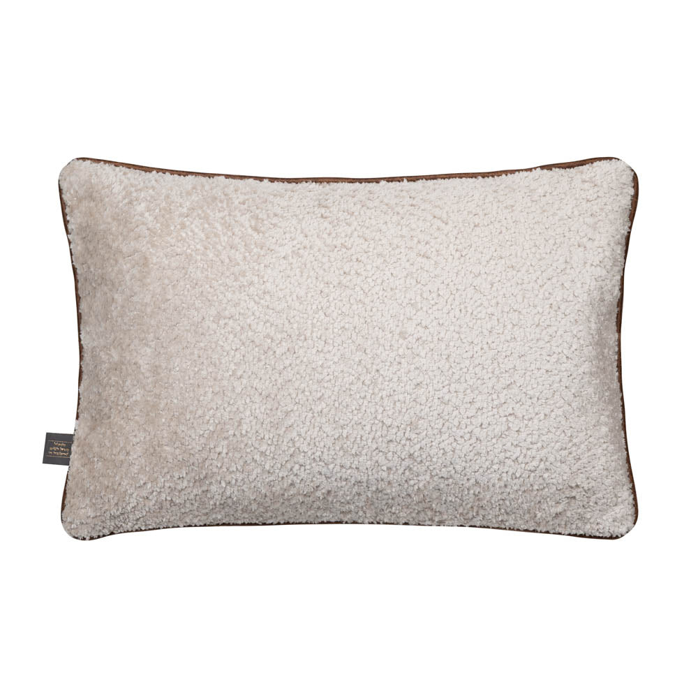 Scatter Box Quilo Cushion, Cream/Brown