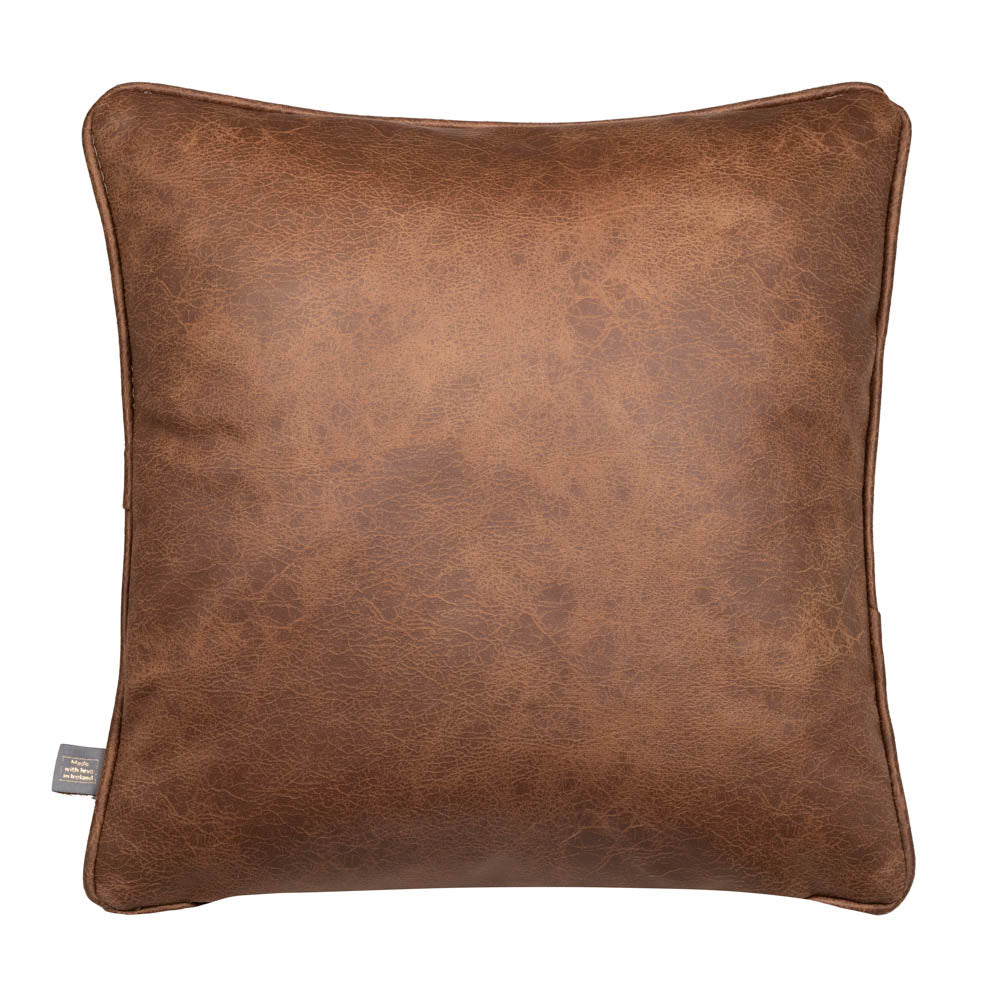 Scatter Box Quilo Duo Cushion, Cream/Brown