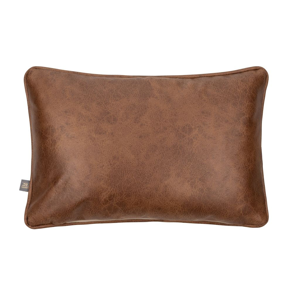 Scatter Box Quilo Duo Cushion, Cream/Brown