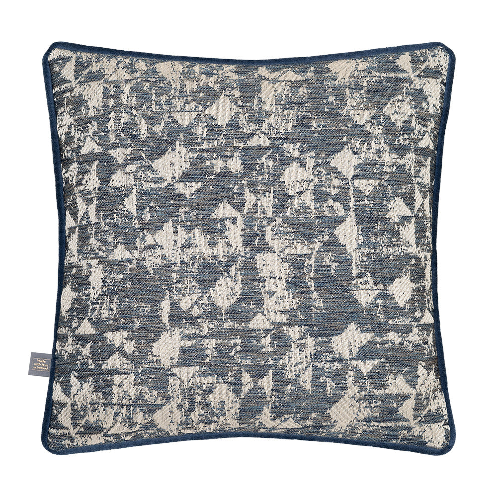Scatter Box Joni Cushions, Blue/Silver