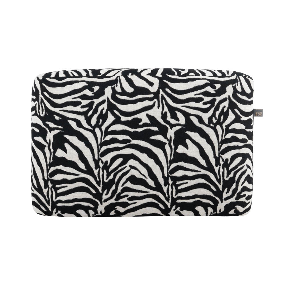 Scatter Box Ottoman Square Rey Black/Beige