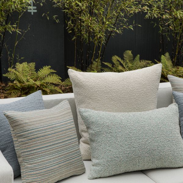 Scatter Box Capri Blue Outdoor Cushion