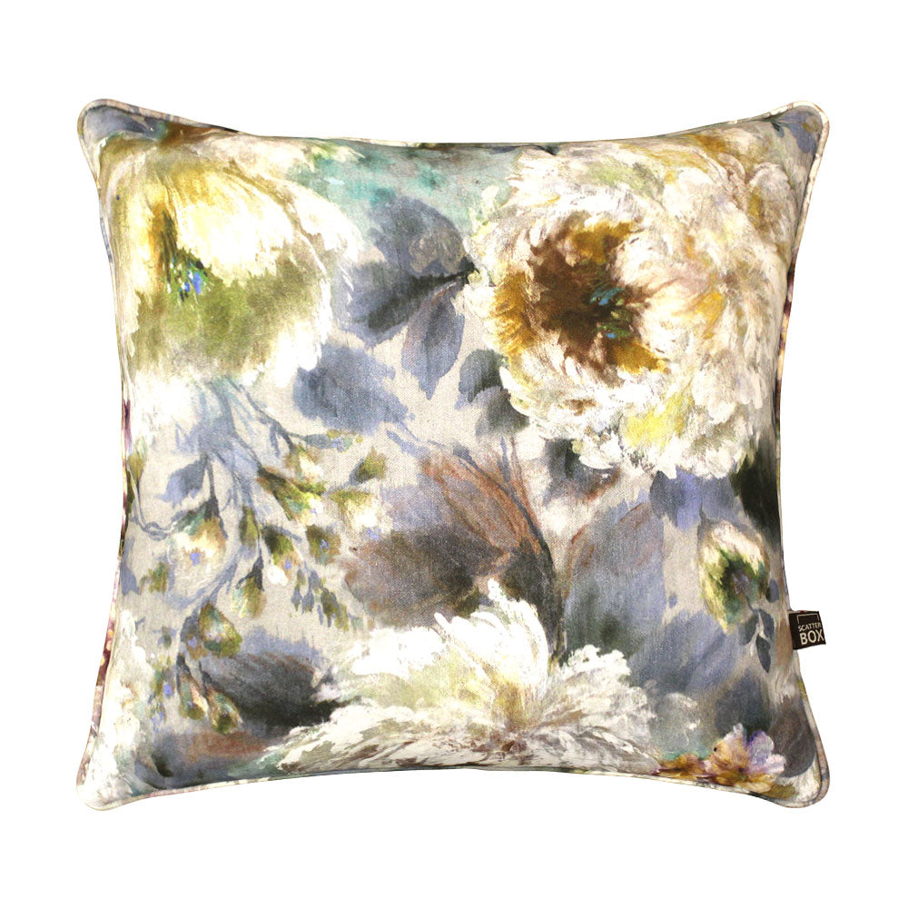 Scatter Box Primavera 43x43cm Cushion, Teal